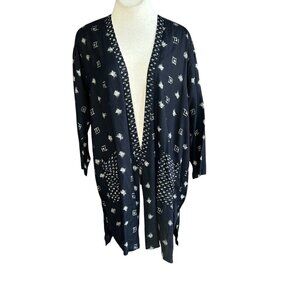 New Options by Kate Geddes Vintage Whimsigoth Duster Jacket Size Large